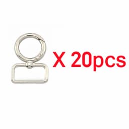 5-20pcs 13-38mm Metal Bags Strap Buckle Swivel Lobster Clasp Pet Collar Carabiner Bag Straps Keychain Snap Hook Accessories