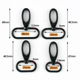5/10Pcs 20-38mm Bag Strap Metal Buckle Swivel Lobster Clasp Dog Collar Carabiner Clip KeyChain Webbing Snap Hook DIY Accessories