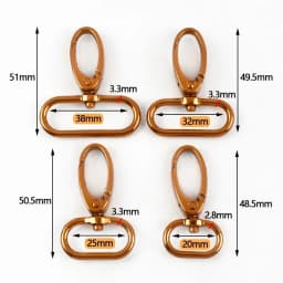 5/10Pcs 20-38mm Bag Strap Metal Buckle Swivel Lobster Clasp Dog Collar Carabiner Clip KeyChain Webbing Snap Hook DIY Accessories