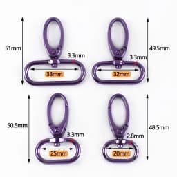 5/10Pcs 20-38mm Bag Strap Metal Buckle Swivel Lobster Clasp Dog Collar Carabiner Clip KeyChain Webbing Snap Hook DIY Accessories
