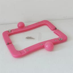 Pro Lady Handbag Handcraft Repair Diy Sewing Accessories Square Acrylic Handbags Handle Resin Big Ball Kiss Clasp Purse Frames