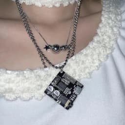 1PC Trend Circuit Board Pendant For Women Men Creative Electronic Chip Personalized Keychain Hip-hop Punk Style Bookbag Pendant