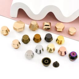 10/20/30Pcs Metal Nail Buckle Handbag Mushroom Rivet Button Purse Screw Stud Buckles Protecting Feet Leather Crafts Accessories