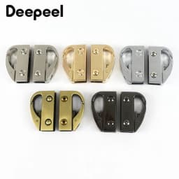 2/4/10Pcs Bag Side Clip Buckles with Screw Metal Spring Clasps Handbag Strap Chain Decoration Hanger Hook Hardware Accessories