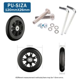 Traveling Luggage Wheels Repair Suitcase Accessories Fashion New Universal Wheels Replacement 360 Spinner Luggage Casters