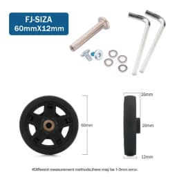 Traveling Luggage Wheels Repair Suitcase Accessories Fashion New Universal Wheels Replacement 360 Spinner Luggage Casters