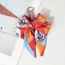 New Fashion Keychain for Women Small Bow Woven Bag Pendant Bag Hanging Accessories Adjustment Bag Extension Chain Bow Bag Strap