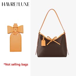 Bow leather charm for carryall women bag fashion durable exquisite workmanship bag decoration bag accessories