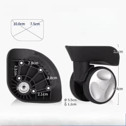 Luggage Accessories Suitable for Ameriacan Tourister Wheels Repair Samsonite Wheel Replacement Travel Suitcase Casters