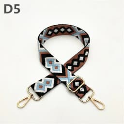 Deepeel 3.8cm Fashion Canvas Webbing Color Jacquard Straps 80-130cm Adjustable Shoulder Crossbody Strap Women's Bag Accessories