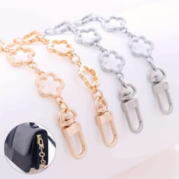 1PC Flower Bag Extender Chain Purse Bag Strap Extender Chain DIY Women Handbag Purse Making Replacement Accessories