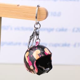Creative Helmet Key Chain Pendant Fashion Safety Helmet Car Key Ring Bag Charm Decoration Motorcycle Club Fan Gift