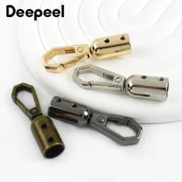 2/4/10/20Pcs Metal Bag Buckles Strap Cord Lock Tassel Cap Clip Clasp for Bags Straps Handbag Decor Hook Hardware Accessories
