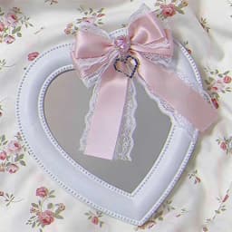1Pc Ribbon Lace Bow Clip For Ita Bag Sweet Ribbon Bowknot Heart Diamond Clip Girls Lolita Backpack Decoration Bags Accessories