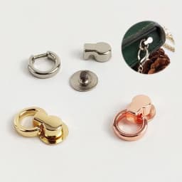 10/20Pc Deepeel 8x17mm Bag Side Clip Clasp Metal Ring Buckle Swivel Rivet Screw Handbag End Decoration Button Nail DIY Accessory