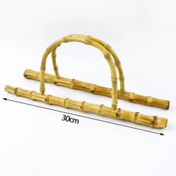 2/4Pcs 28/30cm Natural Bamboo Bag Handles Wooden Handle Purse Frame for Women's Handbag Woven-Bag DIY Handmade Bags Accessories