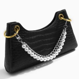 24cm Pearls Chain Strap For Handbag Fashion Accessories For Handbags Handles For Handbag Imitation Pearl Bag Chain Metal Chains