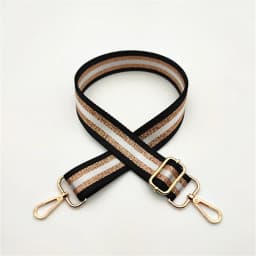 Shoulder Bag Strap Widening Adjustable Colourful Stripe Pattern Women Crossbody DIY Thickening Fashion Nylon New Bag Belt Strap