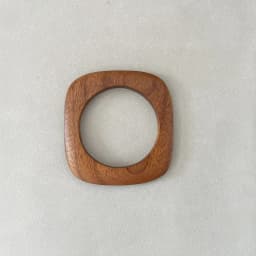 Round Fashion Wooden Handle Bags For Women Polished Wood Dowel Handles Vintage And DIY Handbags With Wood Handles Real Wood