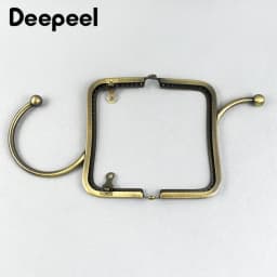1/2/3Pcs Deepeel 12.5cm Metal Bag Handles Round Purse Frame Kiss Clasp Handbag Wallet Sewing Brackets Making Bags Accessories