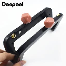 1Pc 20cm Purse Frame Lock Wooden Handle Women Wallet Handbag Frames Clip Wood Closure Brackets Black Handles DIY Bag Accessories