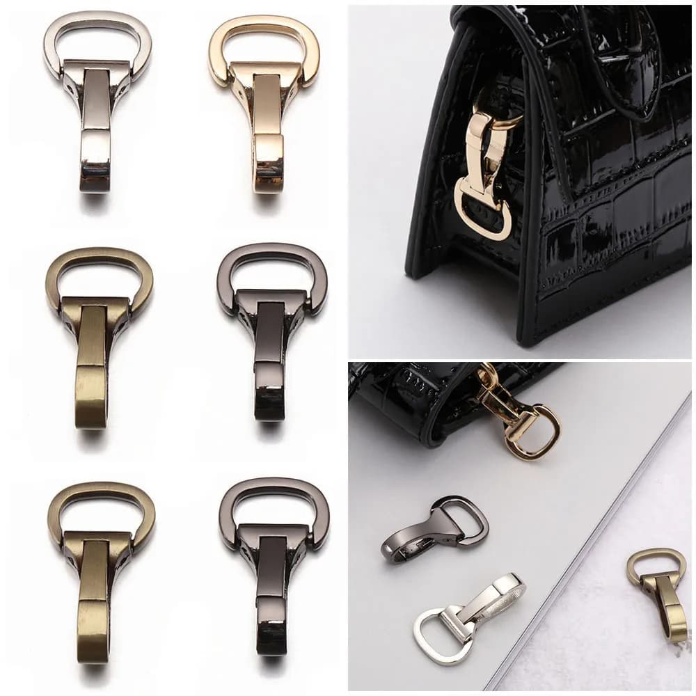 1Pcs Metal Snap Hook Trigger Lobster Clasp Clip Spring Gate for DIY Leather Crafts Handbag Strap Belt Webbing Bag Accessories
