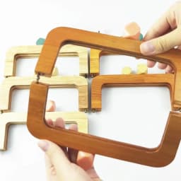 Deepeel 20cm Wooden Purse Frame Handbag Handles Women Woven Bags Wallet Clamp Handmade Closure Brackets DIY Bag Accessories