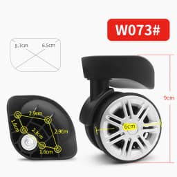 Universal Wheel T26 Luggage Wheel Travel Suitcase SJTOBOL Pull Rod NetEase Select Luggage 91101 Slider 073 Hardware Accessory