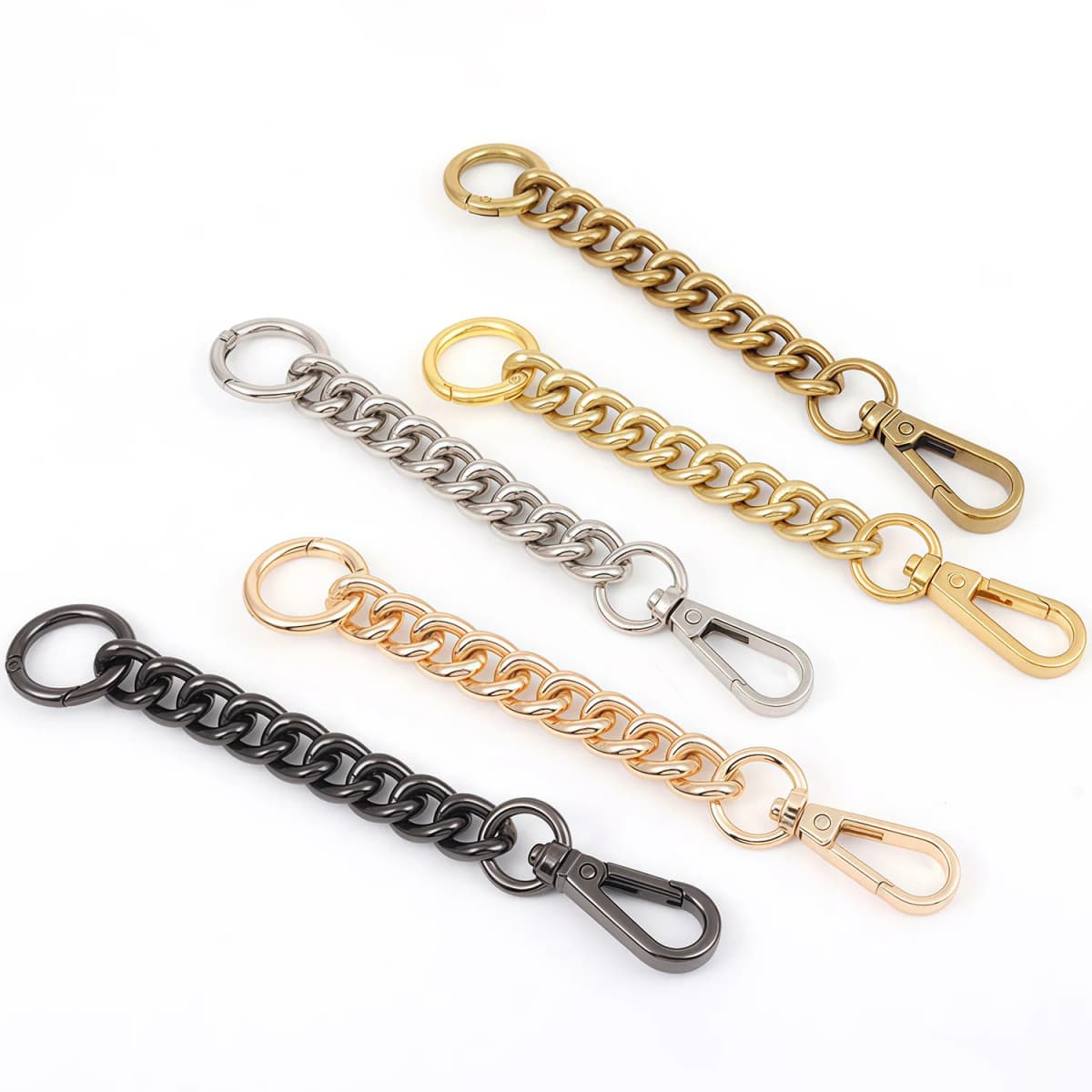 Purse Chain Bag Chain Replacement Accessories Extender Strap for Bags Purses DIY Purse Chain
