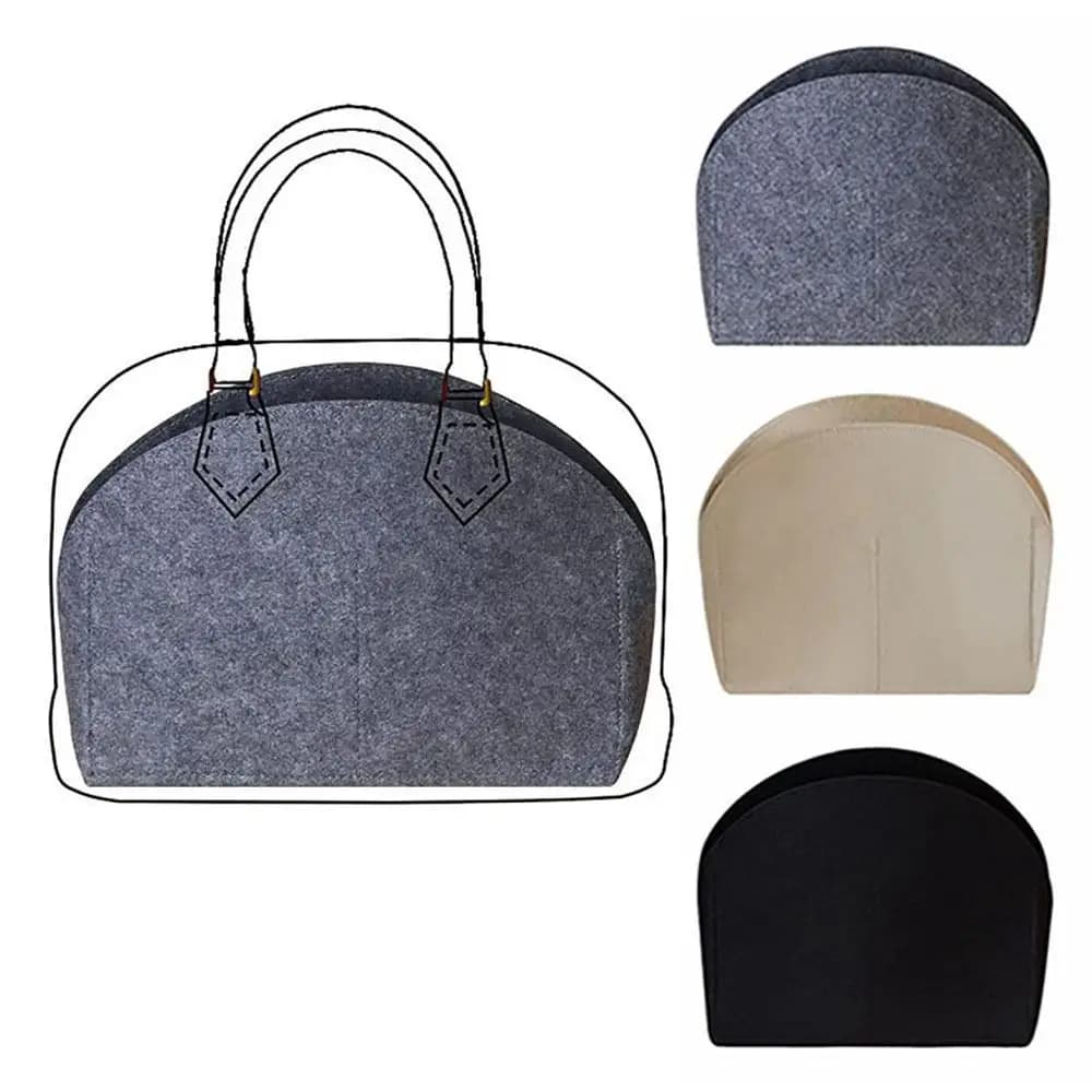 High-quality Felt Felt Insert Bag Bag Support Storage Purse Liner Organization Portable Internal Bag for For LV Alma BB