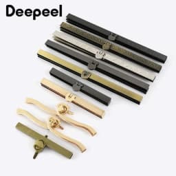 1/2/3/5Pcs Deepeel 10-19cm Metal Turn Lock Purse Frame Locks Buckle Wallet Bag Kiss Clasp Closure Parts DIY Hardware Accessories