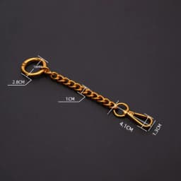15cm Length Metal Extension Bag Chain Short Purse Chain Strap Handbag Handle Replacement Chains for Extend Shoulder Bag Strap