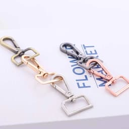 5pcs Metal Swivel Clasp Lobster Dog Collar Snap Hooks Bag Strap Buckles Key Belt Clip Buckle DIY Accessories