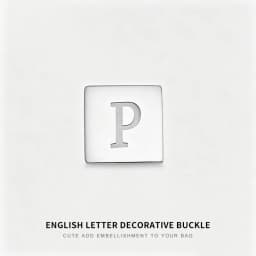 Letter Decoration Buckle For Handmade Fashion Durable High-end Gift Diy Metal Decorative Bag Modification Bag Accessories