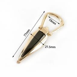 4Pc Fashion Metal Bag Side Clip Ring Buckle Chain Handle Screw Clasp Hang Hooks DIY Luggage Hardware Sewing Decoration Accessory