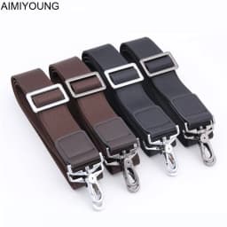 AIMIYOUNG Bag Straps Strong Hook Nylon Belt Men Shoulder Strap Handbag Briefcase Wide Long Belt Replacement Strap Bag Accessory