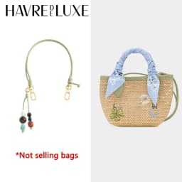Straw Bag Beaded Shoulder Strap For Longchamp Mini Durable Fashion Gift Good Quality Bag Modification Bag Accessories