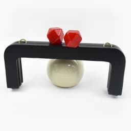 1Pc 20cm Pure Wood Purse Frame Kiss Clasp Bag Handle for DIY Handbag Wallet Lock Clutch Making Sewing Handmade Bags Accessories