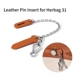 Leather Pin For Herbag 31 Leather Pin Cap Lock Chain Tree Paste Leather Anti Wear Sheet Bag Decoration Women Bag Accessories