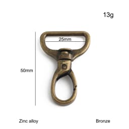 20/50/100PCS 13-32mm Metal Bag Strap Buckle Keychain Swivel Lobster Buckles Pet Collar Carabiner Snap Hook Clasp DIY Accessories