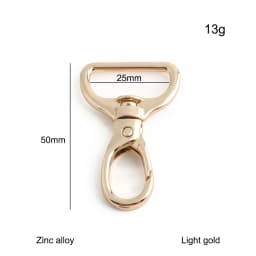 20/50/100PCS 13-32mm Metal Bag Strap Buckle Keychain Swivel Lobster Buckles Pet Collar Carabiner Snap Hook Clasp DIY Accessories