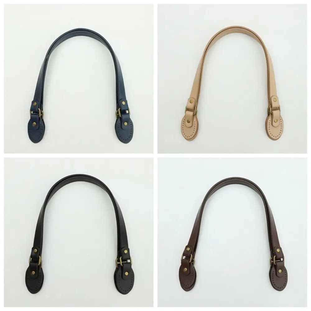 1Pc 52x2cm Pu Leather Shoulder Bag Straps Bag Handles DIY Replacement Women Crossbody Handbag Handle Belts Strap Bag Accessories