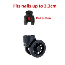 Detachable Luggage Wheel Accessories Universal Wheel Suitcase Travel Bag Slide Wheel Replacement Password Box Wheel