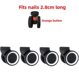 Detachable Luggage Wheel Accessories Universal Wheel Suitcase Travel Bag Slide Wheel Replacement Password Box Wheel