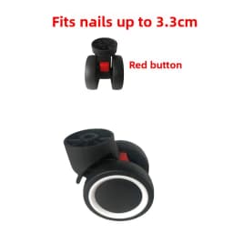 Detachable Luggage Wheel Accessories Universal Wheel Suitcase Travel Bag Slide Wheel Replacement Password Box Wheel