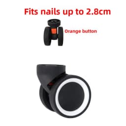 Detachable Luggage Wheel Accessories Universal Wheel Suitcase Travel Bag Slide Wheel Replacement Password Box Wheel