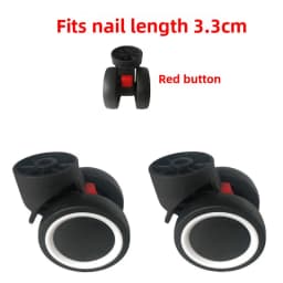 Detachable Luggage Wheel Accessories Universal Wheel Suitcase Travel Bag Slide Wheel Replacement Password Box Wheel