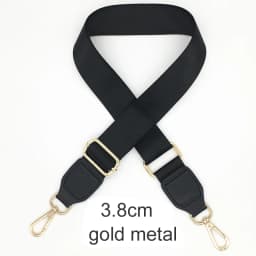 Black Color Bag Straps Women Shoulder Messenger Bags Belt Adjustable Wide Strap Bag Part Accessories Female Crossbody Bag Strap