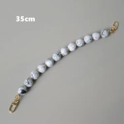 New Woman Bag Accessory Black Beige Red Acrylic Resin Beads Parts Handcrafted Wristband Women Replacement Bag Handle Chain