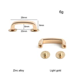 20/50/100PCS Inner 20mm 25mm Bag Metal Anchor Arch Bridge Hanger Hooks Connector For Handbag Strap Side Buckle Clips Accessories